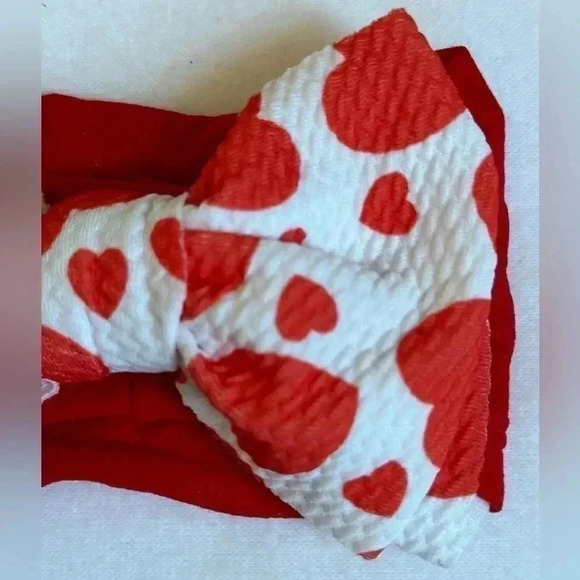 Valentine Bohemian Bow Headband - Picture 2 of 5